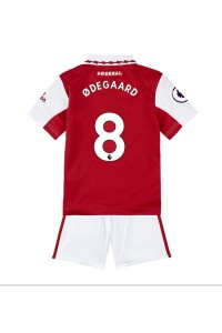 Arsenal Martin Odegaard #8 Babytruitje Thuis tenue Kind 2022-23 Korte Mouw (+ Korte broeken)